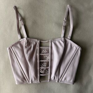 Victoria's Secret Faux Leather Crop Top